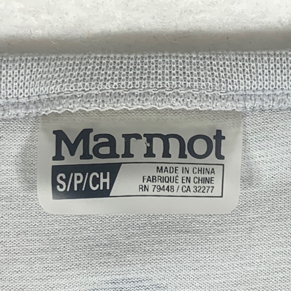 Marmot Cynthia T-Shirt Womens Small Gray Good Performance Hiking Running Tee - Picture 7 of 10
